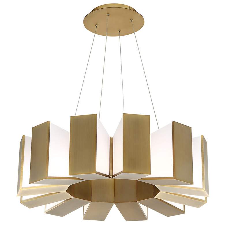 Image 1 Modern Forms Chronos Aged Brass 3000K
