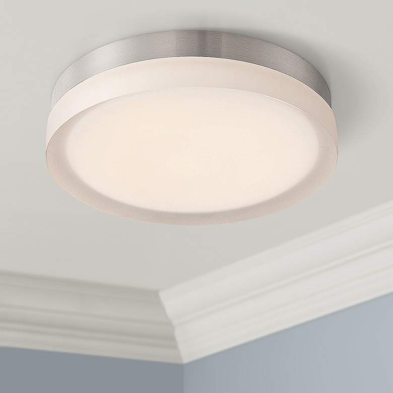 Modern Forms Circa 11&quot; Wide Titanium LED Ceiling Light