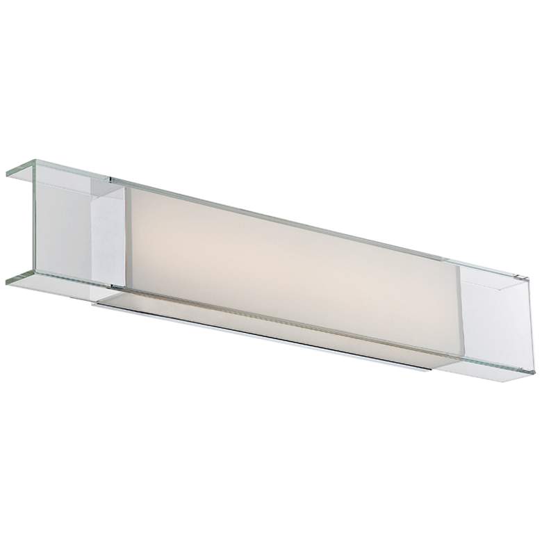 Image 1 Modern Forms Cloud 28 inch Wide Chrome LED Bath Light