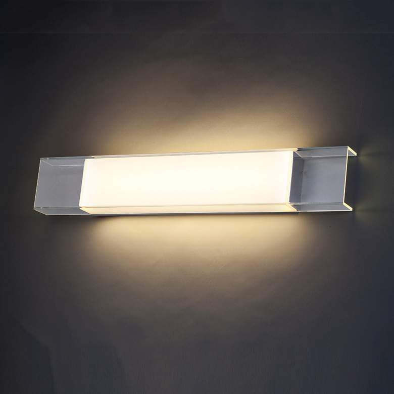 Image 2 Modern Forms Cloud 28 inch Wide Chrome LED Bath Light more views