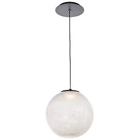 Image1 of Modern Forms Cosmic 9" Wide Black LED Mini Pendant