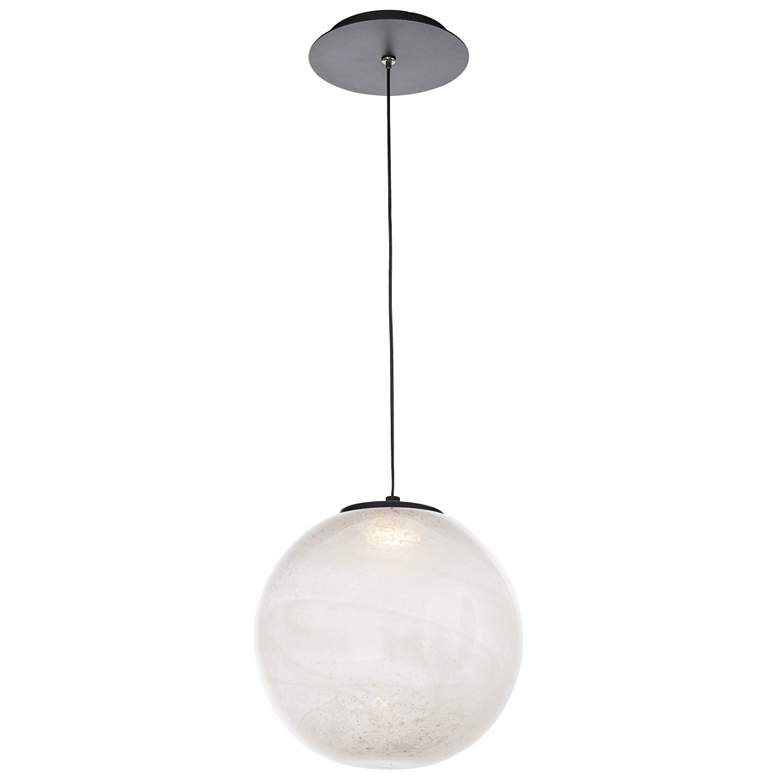 Image 1 Modern Forms Cosmic 9" Wide Black LED Mini Pendant