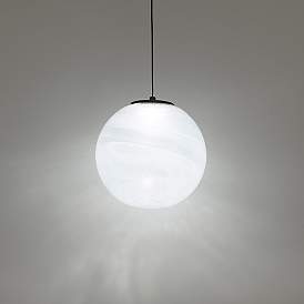 Image2 of Modern Forms Cosmic 9" Wide Black LED Mini Pendant more views