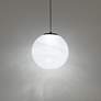 Thumbnail2 of Modern Forms Cosmic 9" Wide Black LED Mini Pendant more views