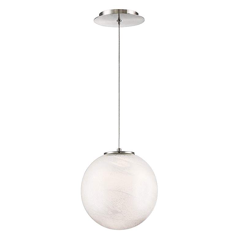 Modern Forms Cosmic 9&quot; Wide Brushed Nickel LED Mini Pendant