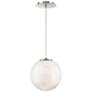Modern Forms Cosmic 9" Wide Brushed Nickel LED Mini Pendant