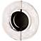 Modern Forms Cymbal 10" High Black and White Ring LED Wall Light