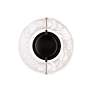 3_Modern Forms Cymbal 10" High Black and White Ring LED Wall Light more views