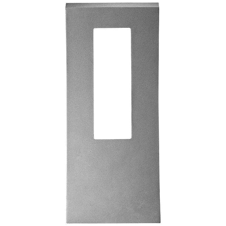 Image 1 Modern Forms Dawn 16" High Graphite LED Outdoor Wall Light