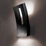 1_Modern Forms Dawn 23" High Black LED Outdoor Wall Light