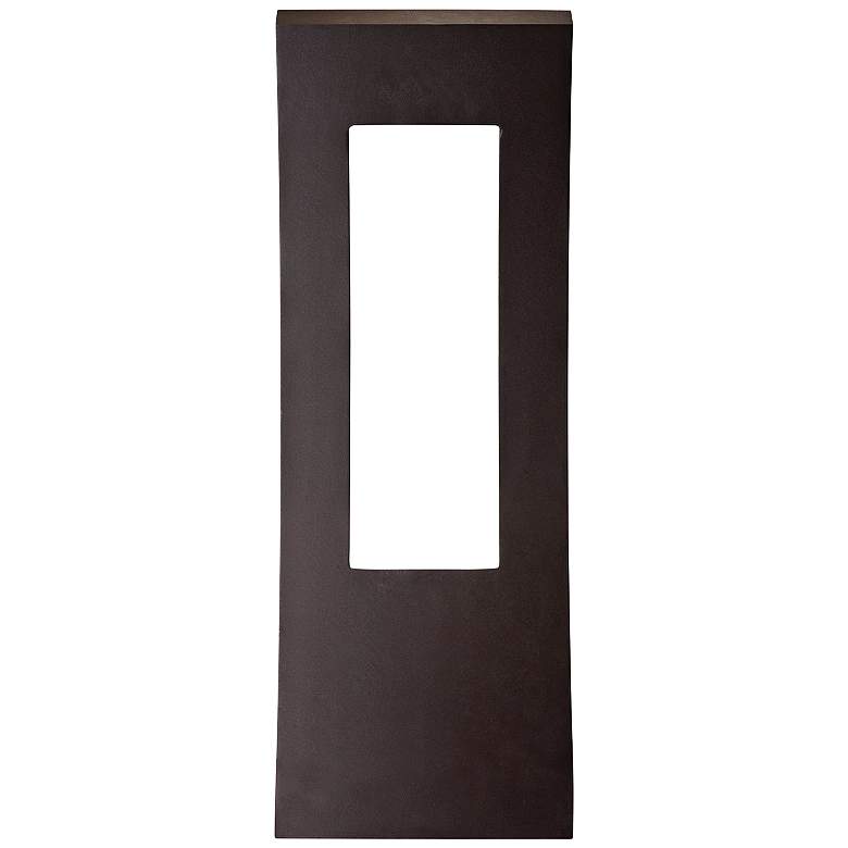 Image 1 Modern Forms Dawn 23" High Bronze LED Outdoor Wall Light
