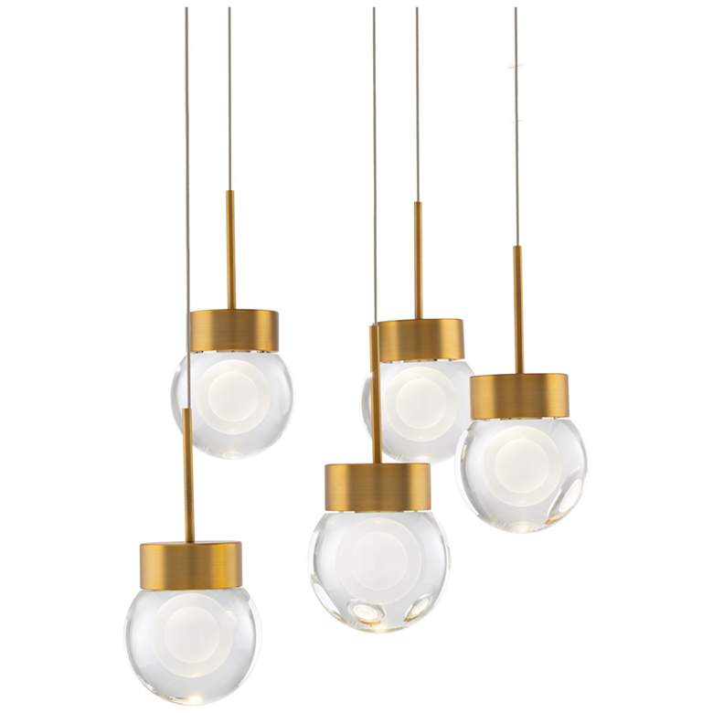 Image 1 Modern Forms Double Bubble Aged Brass 3000K