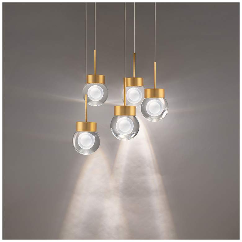 Image 2 Modern Forms Double Bubble Aged Brass 3000K more views