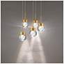 2_Modern Forms Double Bubble Aged Brass 3000K more views