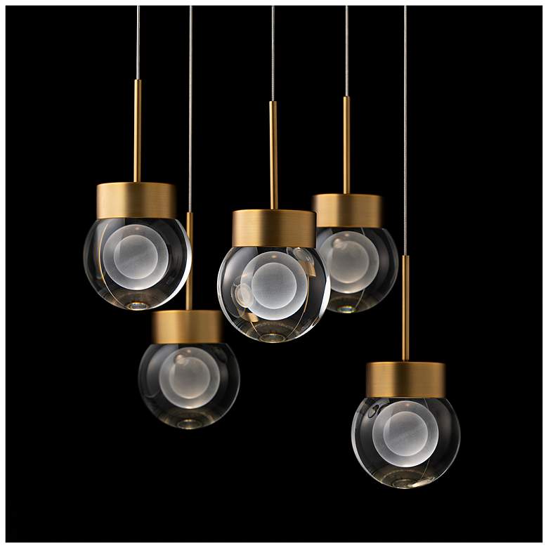 Image 3 Modern Forms Double Bubble Aged Brass 3000K more views