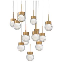 Modern Forms Double Bubble Aged Brass 3000K