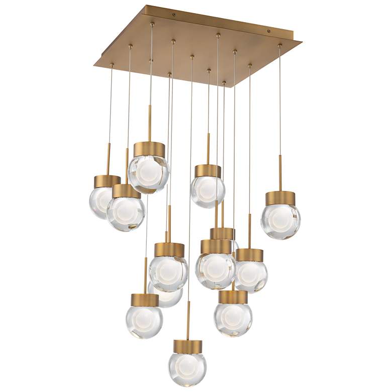 Image 2 Modern Forms Double Bubble Aged Brass 3000K more views