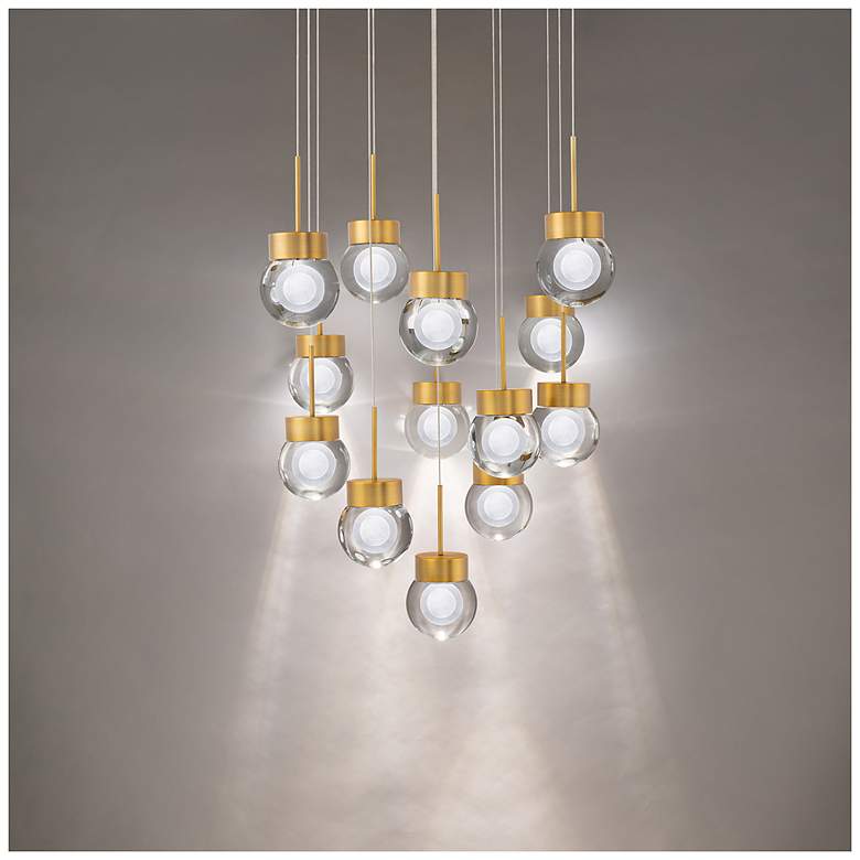 Image 3 Modern Forms Double Bubble Aged Brass 3000K more views