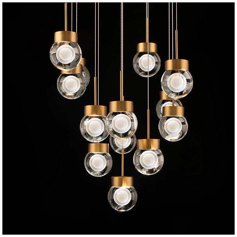 Image 4 Modern Forms Double Bubble Aged Brass 3000K more views
