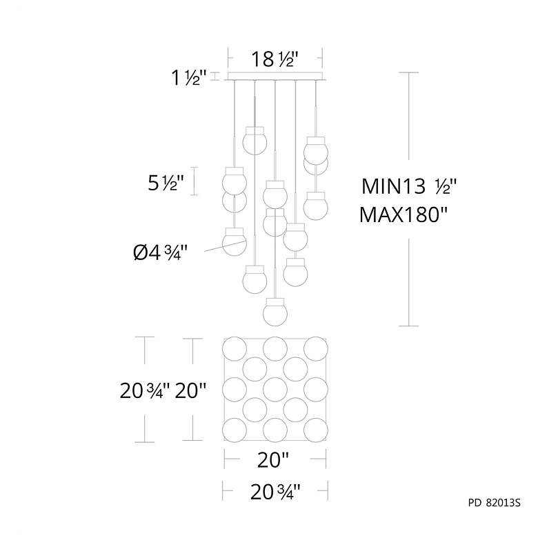 Image 5 Modern Forms Double Bubble Aged Brass 3000K more views