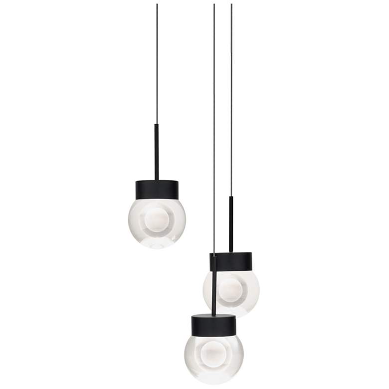 Image 1 Modern Forms Double Bubble Black 3000K