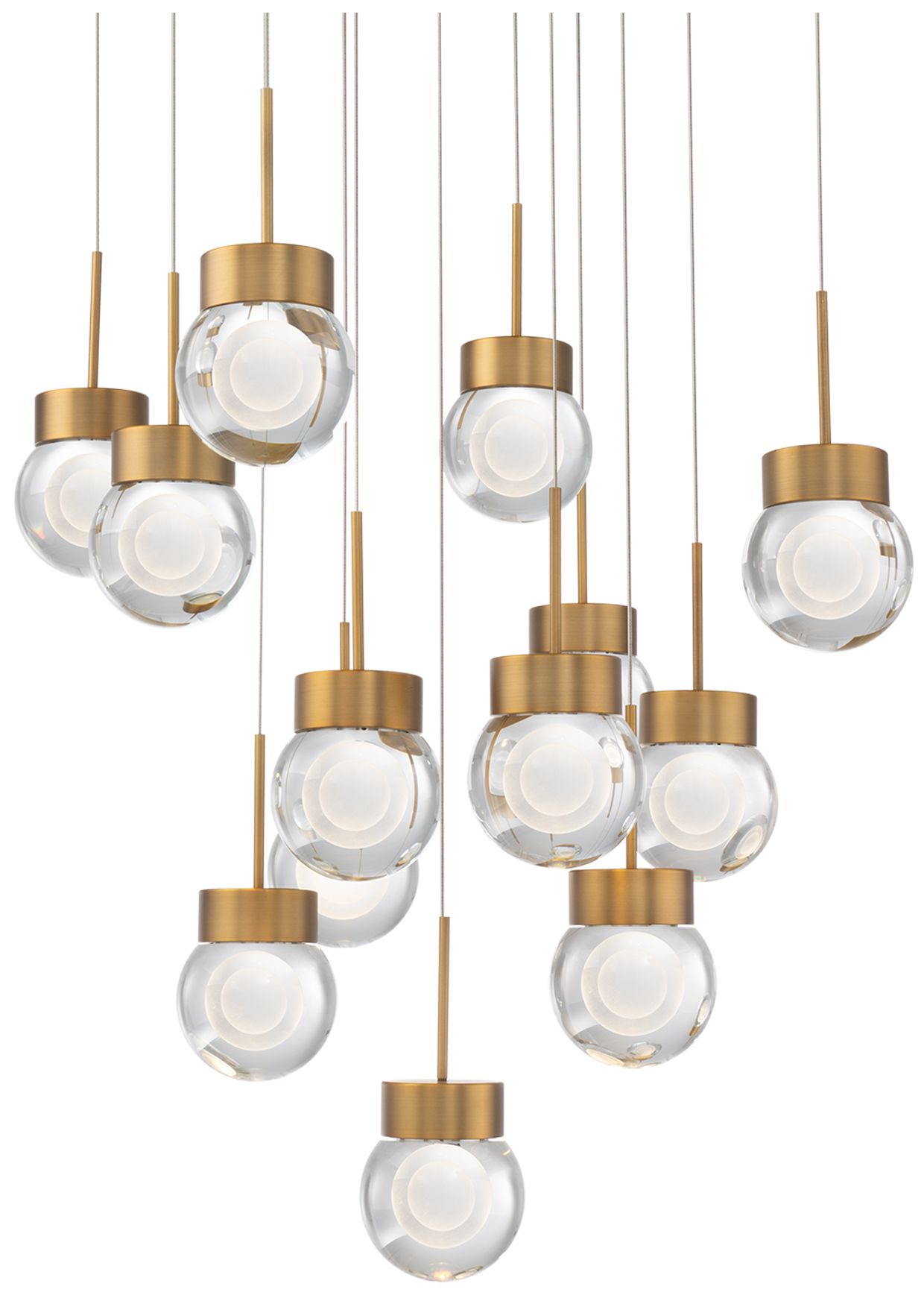 Modern Forms Double Bubble Brass - Antique Brass Collection