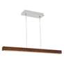 Thumbnail3 of Modern Forms Drift 56" Dark Walnut LED Modern Linear Island Pendant more views