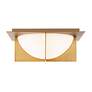 Modern Forms Echelon 14" Wide Aged Brass LED Ceiling Light