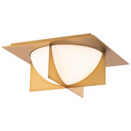 Modern Forms Echelon 14" Wide Aged Brass LED Ceiling Light