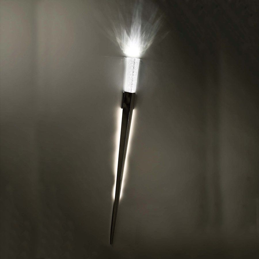 Image 2 Modern Forms Elessar 70"H Polished Nickel LED Wall Sconce more views