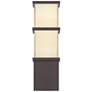 Modern Forms Elevation 16"H Bronze LED Outdoor Wall Light