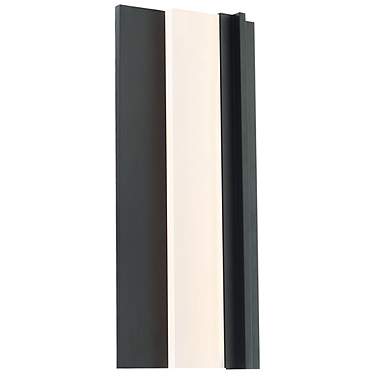 Modern Forms Enigma 18" High Black LED Outdoor Wall Light