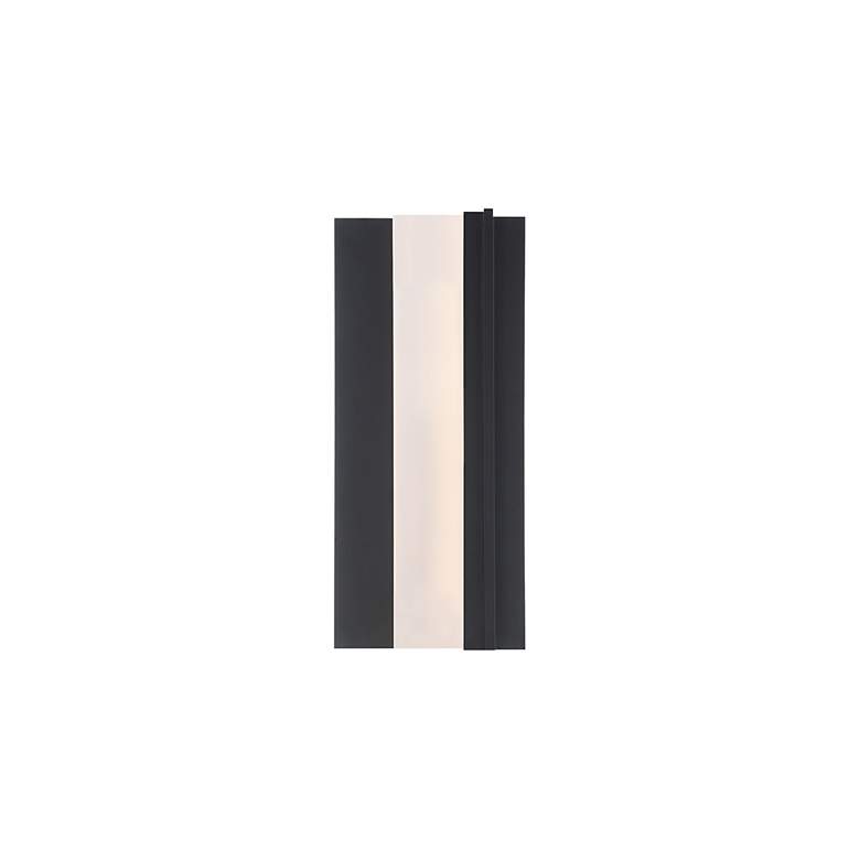 Image 2 Modern Forms Enigma 18" High Black LED Outdoor Wall Light more views