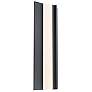 2_Modern Forms Enigma 27" High Black Modern LED Outdoor Wall Light