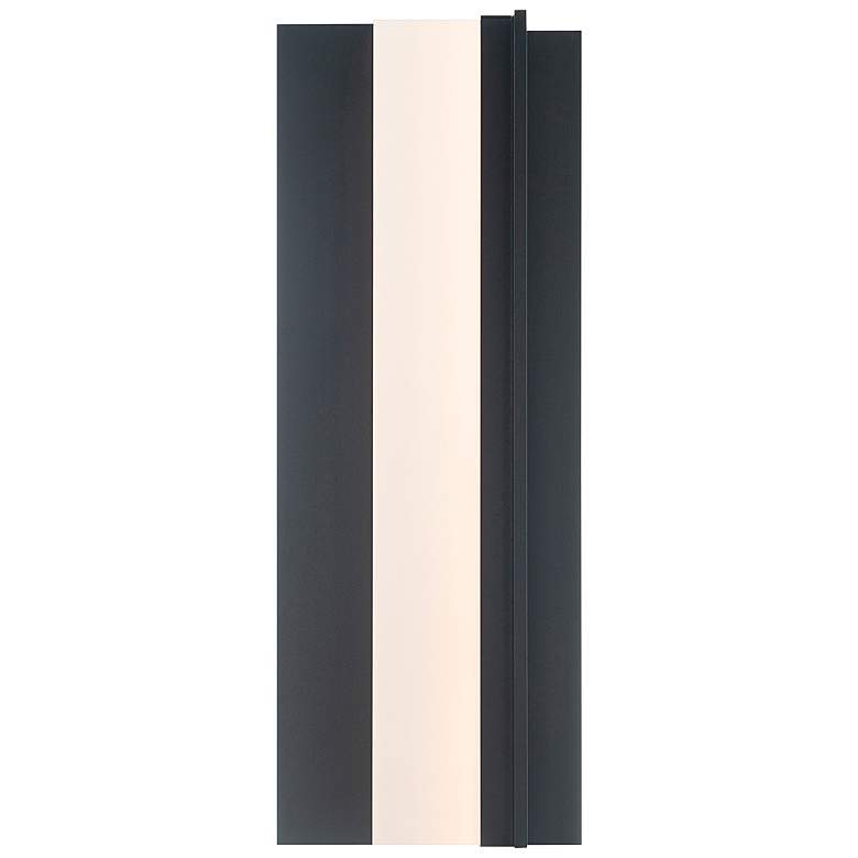 Image 2 Modern Forms Enigma 27" High Black Modern LED Outdoor Wall Light more views