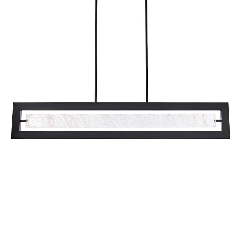 Image 5 Modern Forms Equilibrium 48" Wide Black LED Island Pendant more views