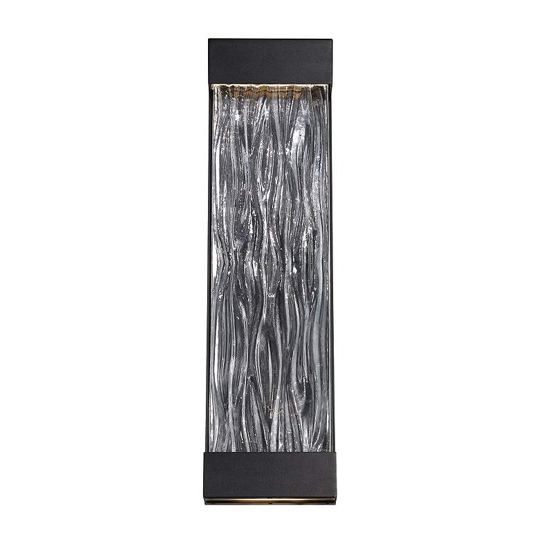 Image 2 Modern Forms Fathom 22 inch High 1-Light Black LED Outdoor Wall Light more views