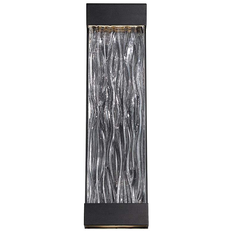 Image 3 Modern Forms Fathom 22 inch High 1-Light Black LED Outdoor Wall Light more views