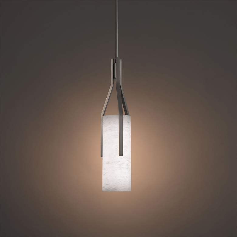 Image 3 Modern Forms Firenze 4 3/4"W Antique Nickel LED Mini Pendant more views