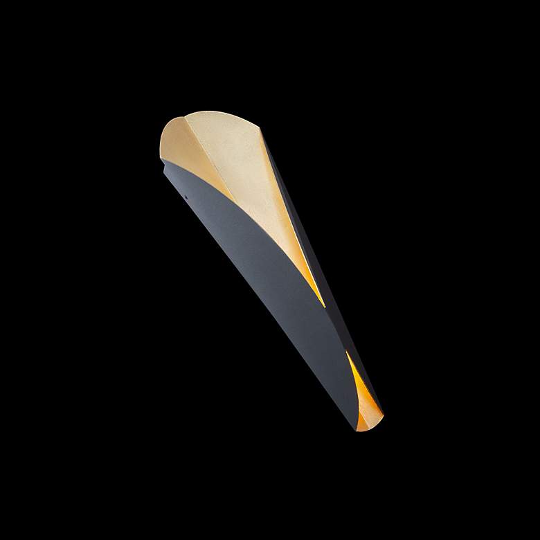 Image 4 Modern Forms Fleur 22" High Bronze LED Wall Sconce more views