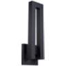 Modern Forms Forq 24" High Black LED Outdoor Wall Light