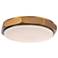 Modern Forms Grommet 13" Wide Aged Brass Flush Mount Ceiling Fixture
