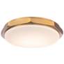 2_Modern Forms Grommet 16" Wide Aged Brass LED Ceiling Light