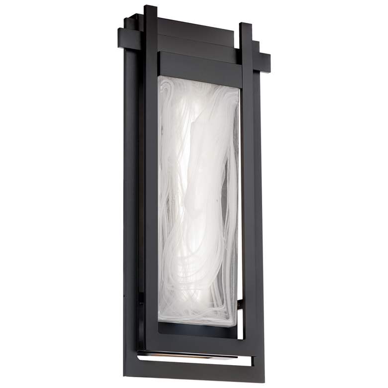 Image 1 Modern Forms Haze 22" High Black LED Outdoor Wall Light