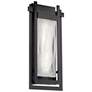 1_Modern Forms Haze 22" High Black LED Outdoor Wall Light