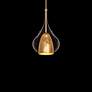 4_Modern Forms Helios 17 1/4" Modern Aged Brass and Glass Small Pendant more views
