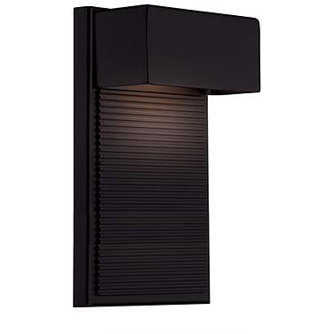 Modern Forms Hiline 12" High Black LED Outdoor Wall Light