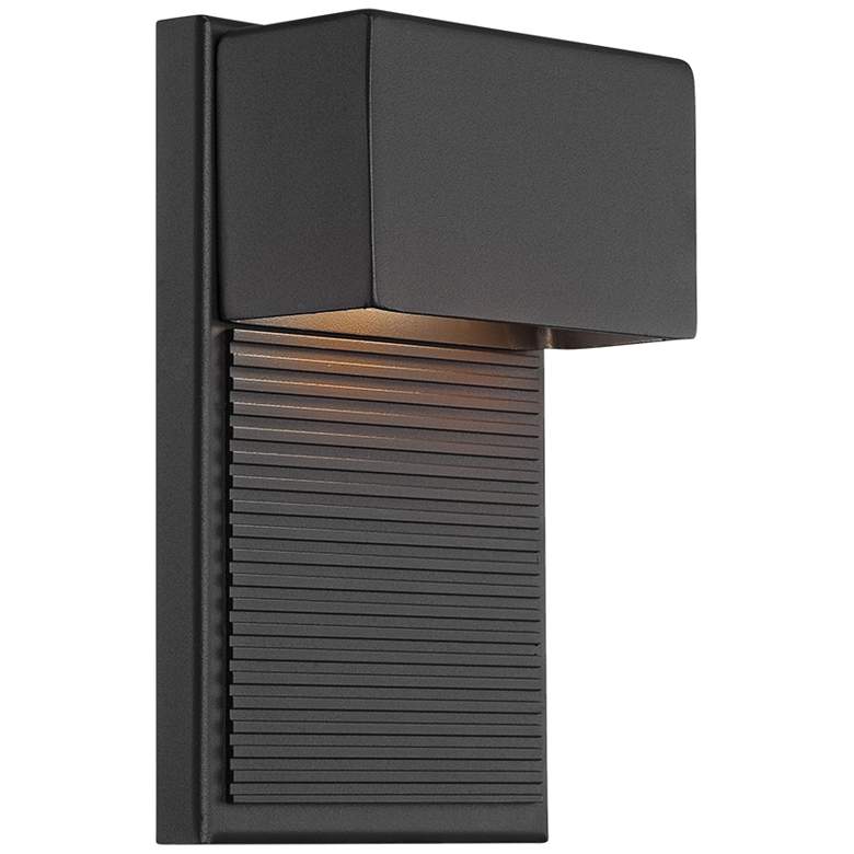 Image 2 Modern Forms Hiline Black 8 inch High Dark Sky Modern LED Outdoor Light