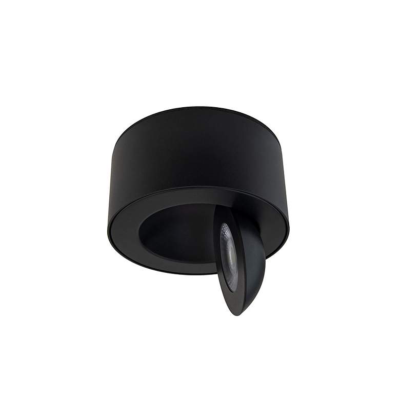 Image 3 Modern Forms I Spy 5" Wide Black LED Outdoor Ceiling Light more views