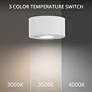 4_Modern Forms I-Spy 5" Wide White Finish Outdoor LED Puck Light more views